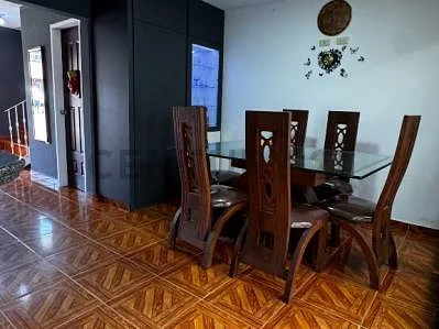 Dining area with table