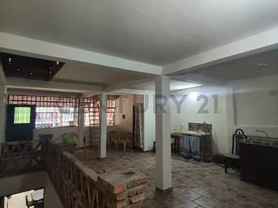 Dining room with table set