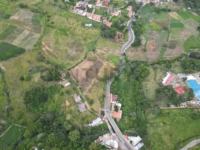 Natural terrain and vegetation