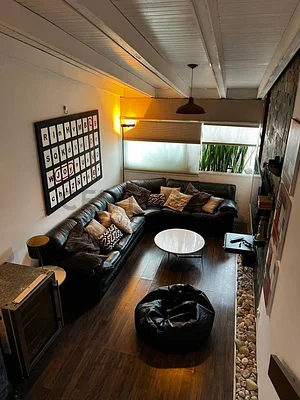Bright open living room