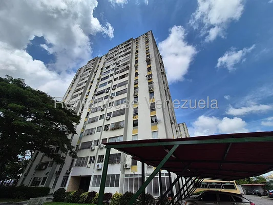 Modern apartment building exterior view