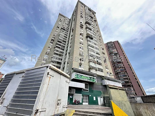 Modern apartment building exterior view