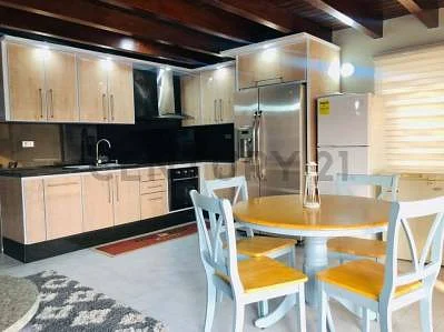 Modern kitchen area