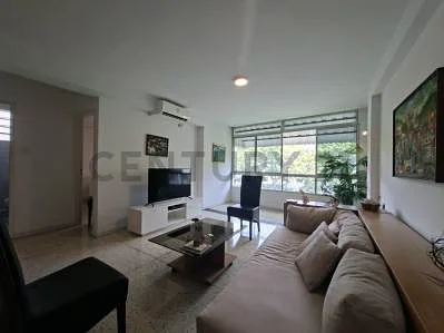 Dining area with table