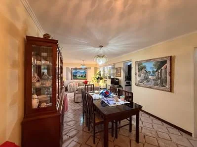 Dining area with table