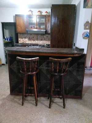 Kitchen sink and cabinets