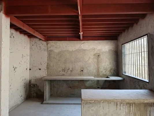 Two-car garage interior