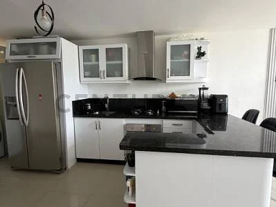 Dining area with table