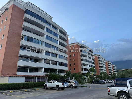 Modern apartment building exterior view