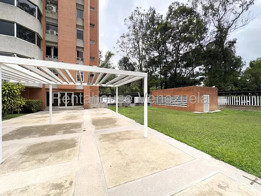 Modern apartment building exterior view