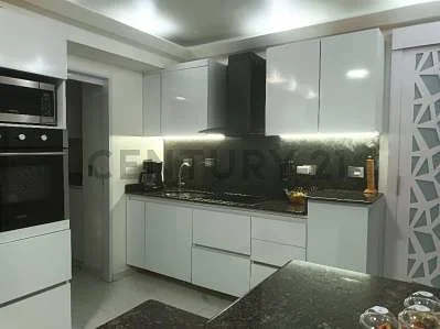 Kitchen counter and appliances