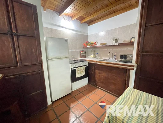 Dining area with table