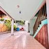 Side yard and landscaping