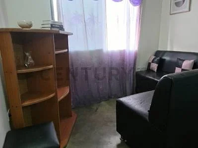 Living room corner and decor