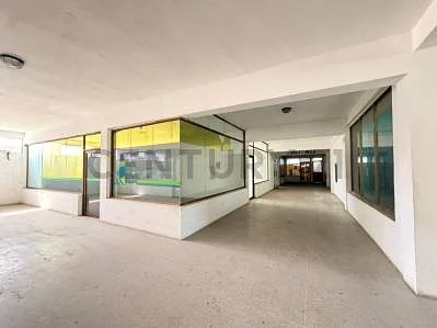 Reception desk area