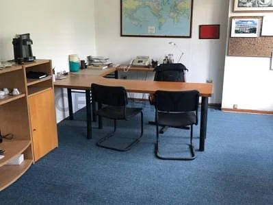 Reception desk and waiting area