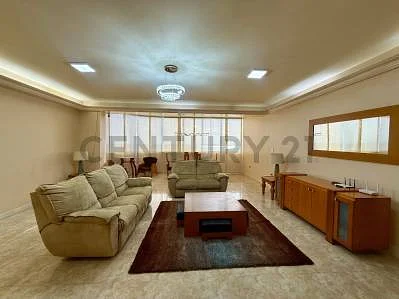 Dining area with table