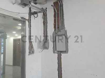 Building hallway view
