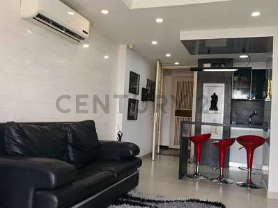 Dining area with lighting