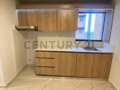 Open concept kitchen with island