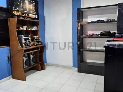 Kitchen with white cabinets