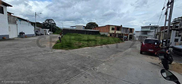 Aerial view of vacant land