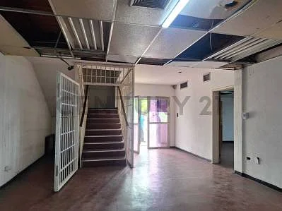 Dining area with modern table