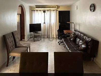 Dining area with natural light