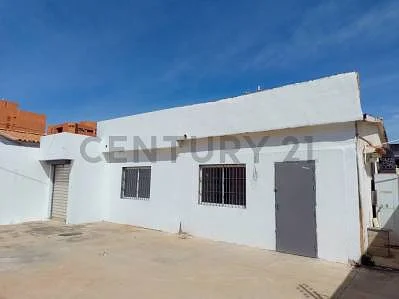 Commercial building parking area