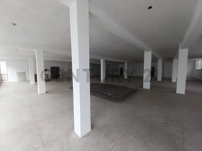 Modern reception desk area