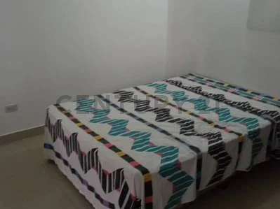 Bedroom with carpet flooring