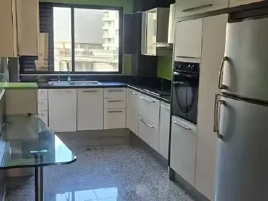 Kitchen counter and appliances