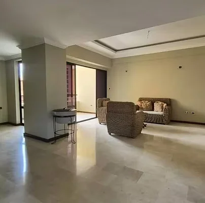 Dining area with table set