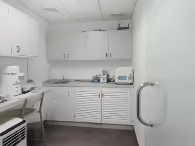 Conference room with table