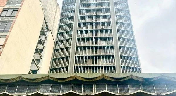 Modern commercial building exterior