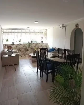 Kitchen with island counter