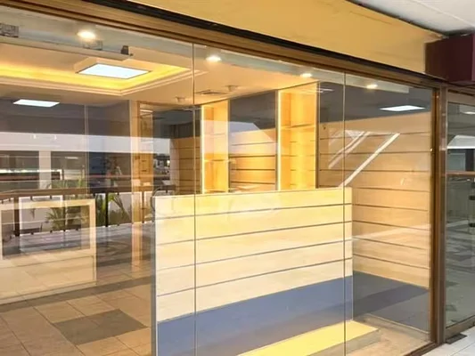 Conference room with table