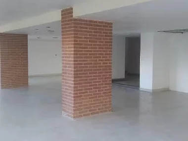 Spacious living room with sofa