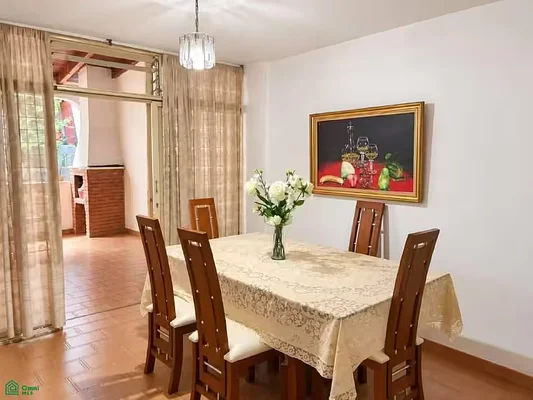 Open-concept kitchen with island seating