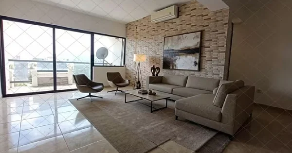 Modern condo building exterior view