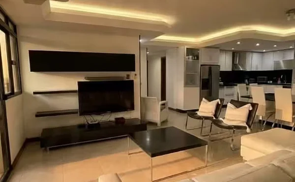 Modern apartment building exterior