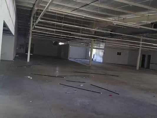 Spacious open-plan office area