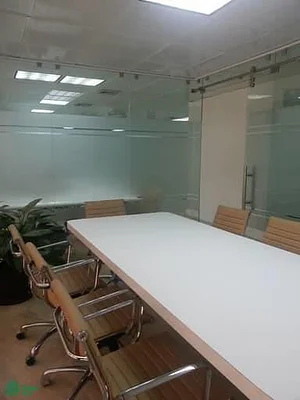 Private office with desk