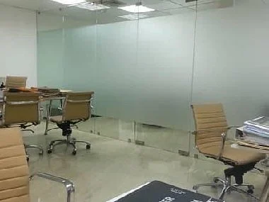 Conference room with table
