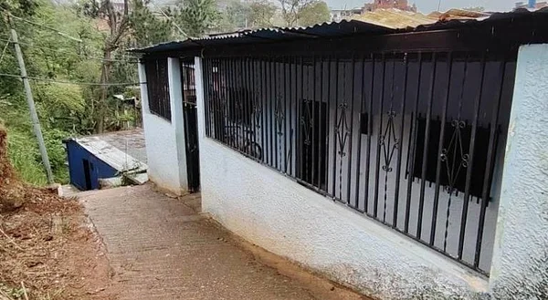 Front view of charming house