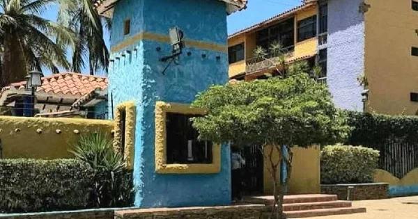 Modern condo building exterior view