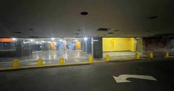 Modern commercial building exterior