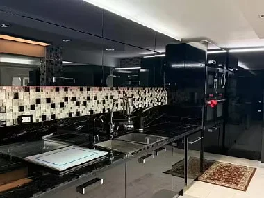 Breakfast nook near kitchen
