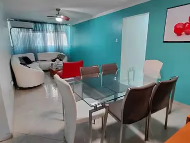 Master bedroom with large windows