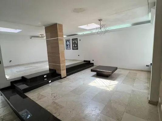 Bright open-concept living room